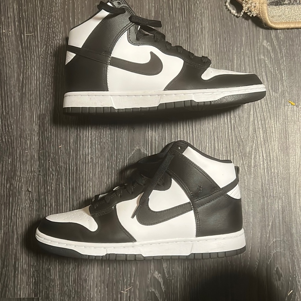 High top panda dunks